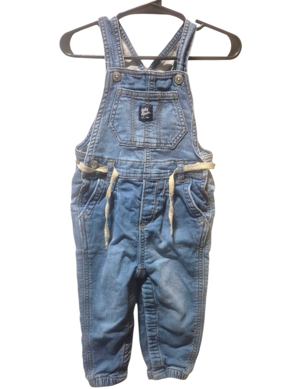 OshKosh B'gosh Blue Denim Kids Overalls with Drawstring